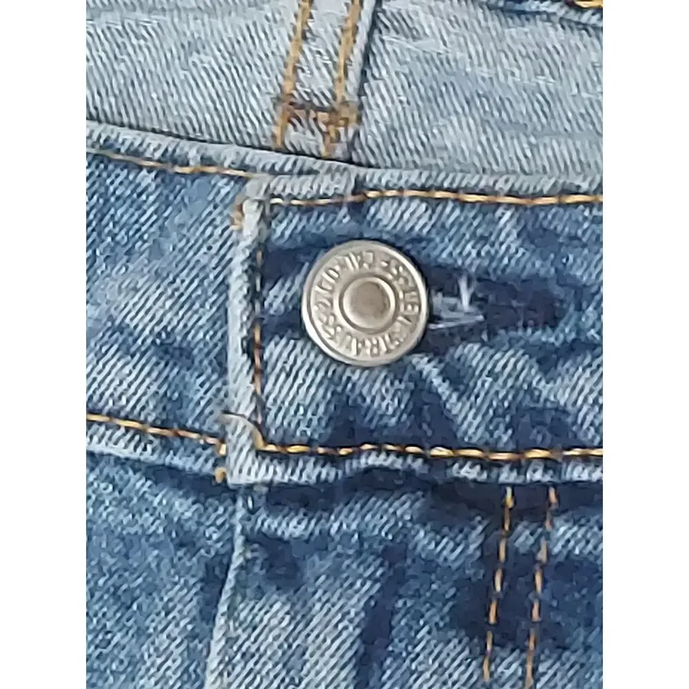 Levi’s 514 Straight Fit Jeans Men 42x30 Blue Denim Classic Wash Pants